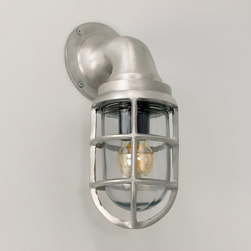 Brassvane raw cast swan neck wall light additional view 8