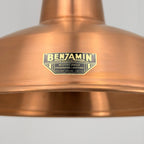 Brassvane antique copper 3 pendant track light additional view 8