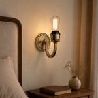 Brassvane antique brass wall sconce additional view 2