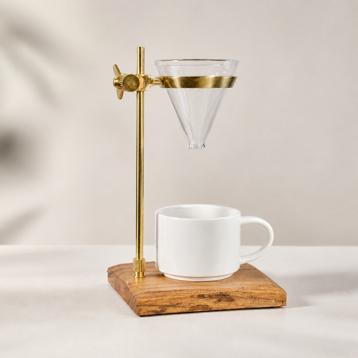 Brassvane pour over coffee stand additional view 2