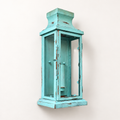 Brassvane verdigris wall lantern overall view
