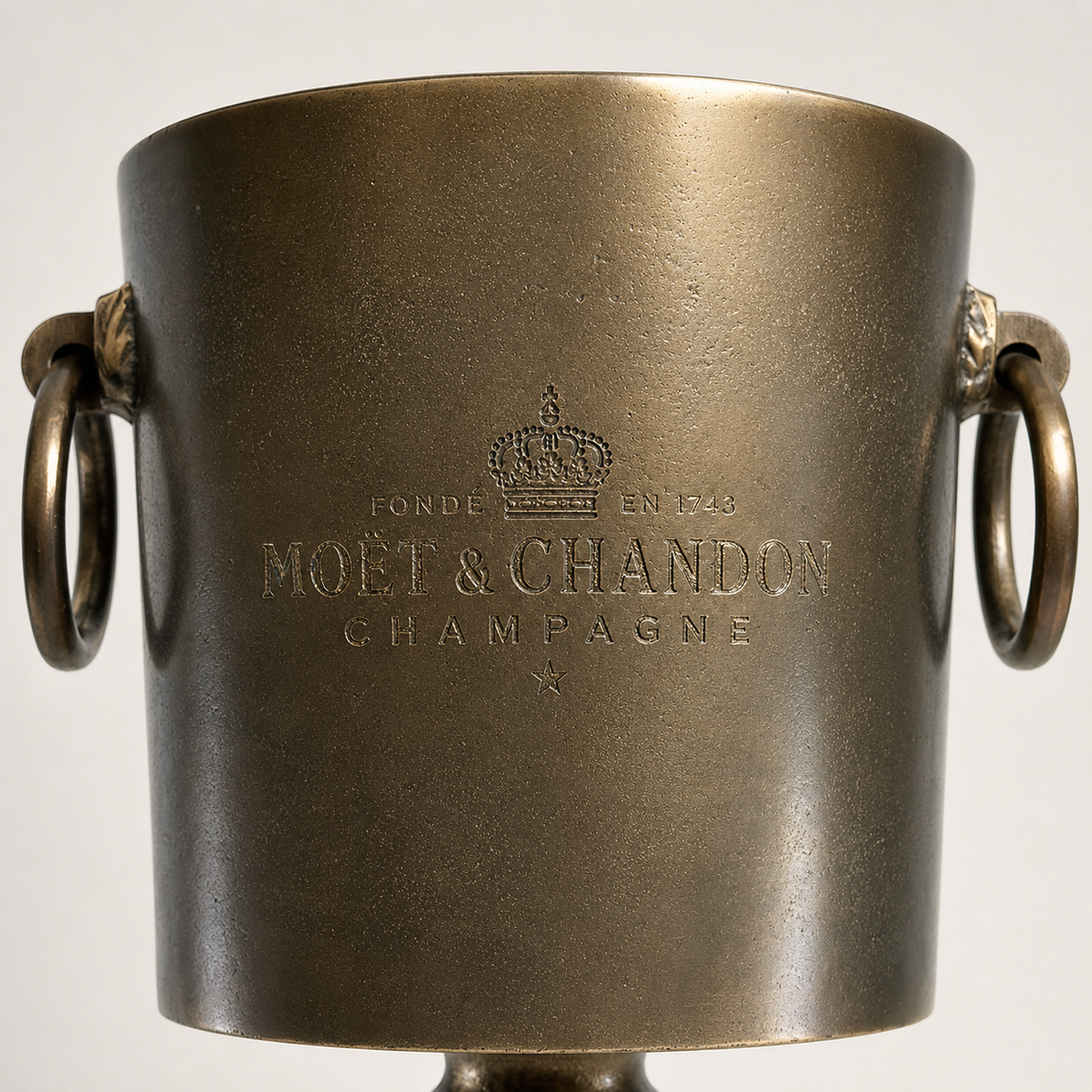 Brassvane antique brass floor standing ice bucket additional view 5