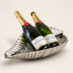 Brassvane clam shell champagne ice bucket additional view 10