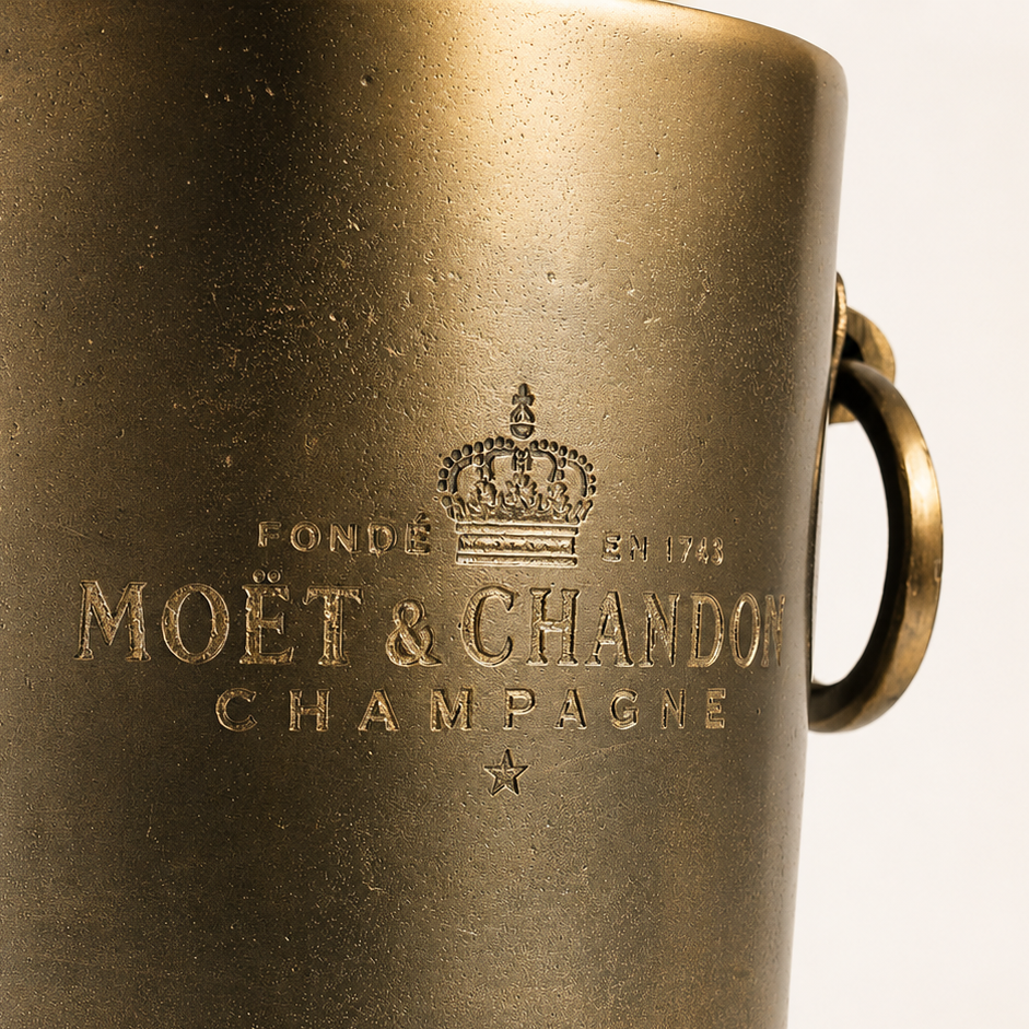 Brassvane antique brass floor standing ice bucket additional view 4