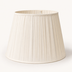 Brassvane ivory pleated lampshade additional view 3
