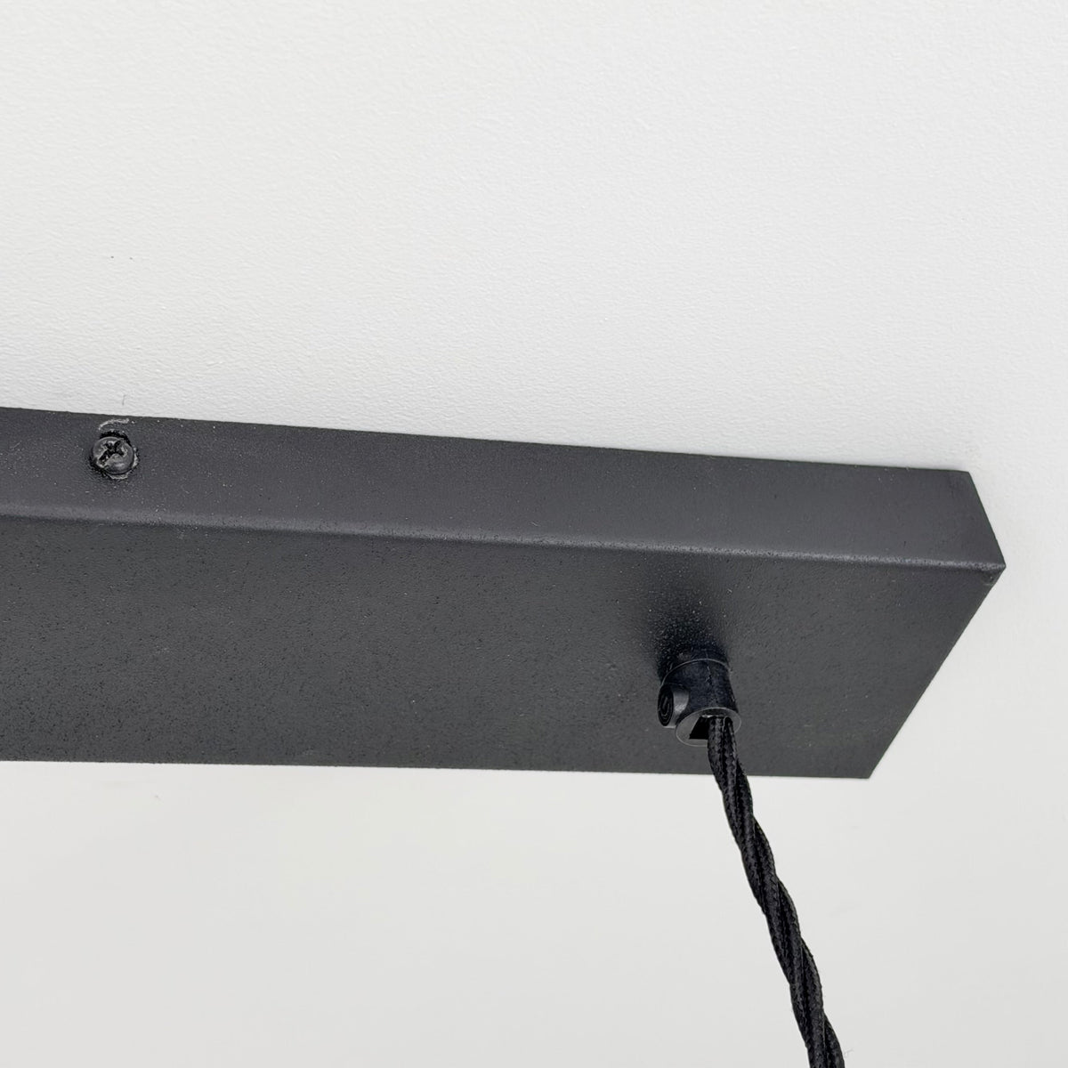 Brassvane textured black ceiling rose track light additional view 5
