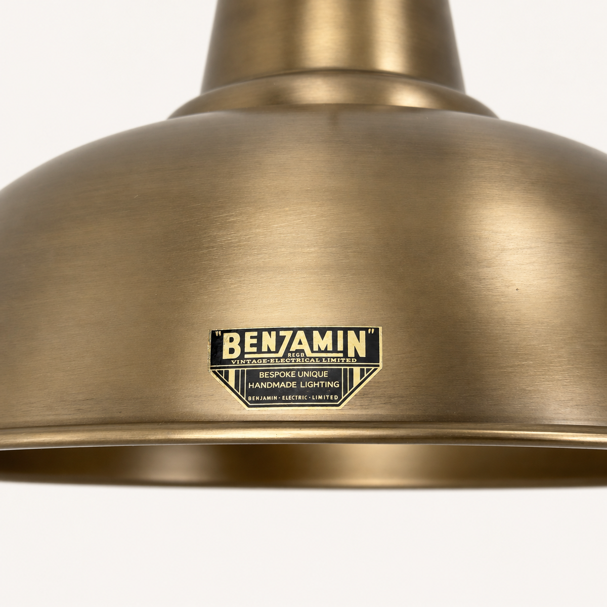 Brassvane antique brass dome pendant light additional view 6