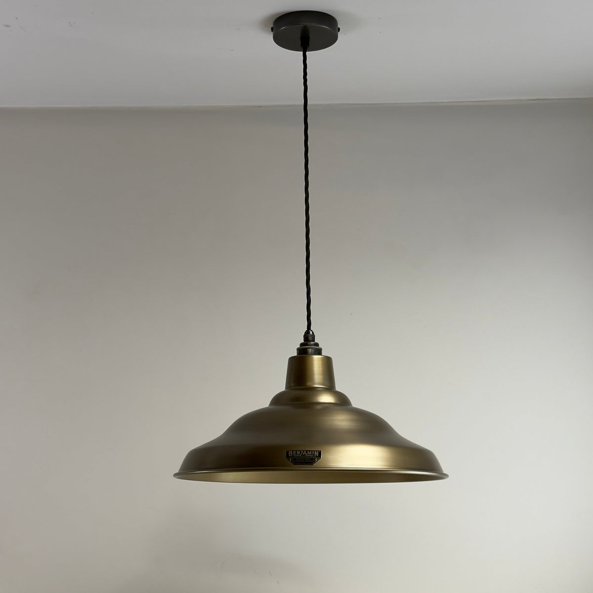 Brassvane antique brass pendant light additional view 2