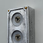 Brassvane 3 gang conduit toggle switch additional view 3