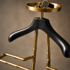 Brassvane brass valet suit stand additional view 4