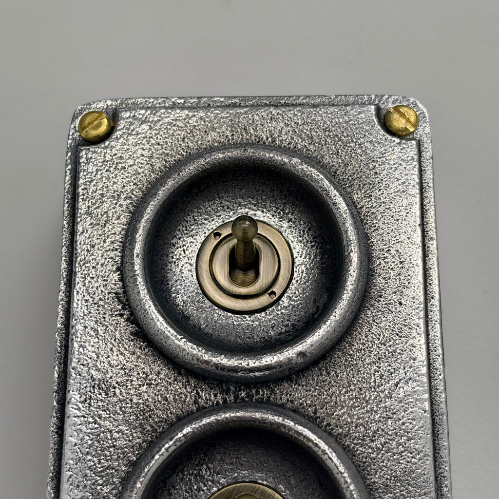Brassvane 3 gang conduit toggle switch additional view 4