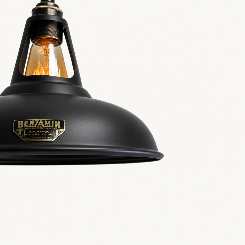 Brassvane matt black pendant light additional view 8