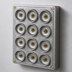 Brassvane 12 gang toggle switch panel additional view 7