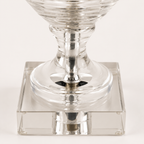 Brassvane ribbed glass urn table lamp additional view 3