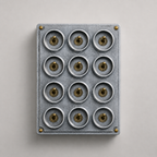 Brassvane 12 gang toggle switch panel additional view 4