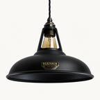 Brassvane matt black pendant light additional view 5
