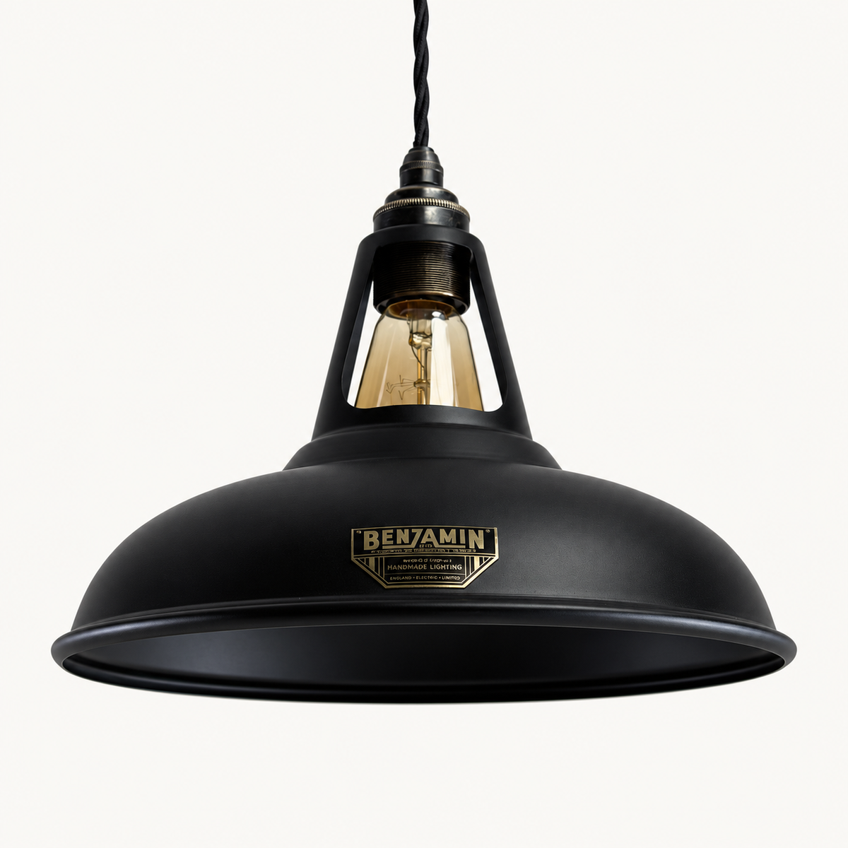 Brassvane matt black pendant light additional view 5
