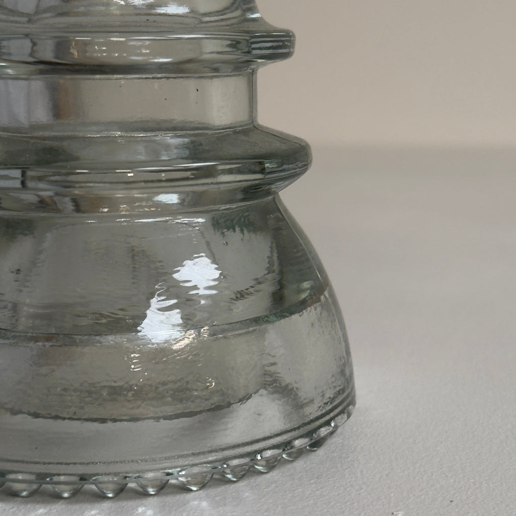 Brassvane clear glass insulator lampshade additional view 5