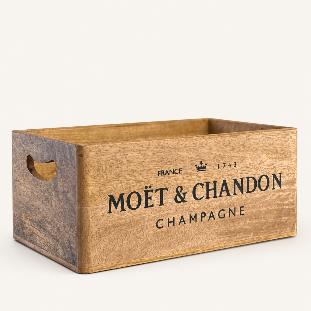 Brassvane wooden champagne storage crates additional view 4