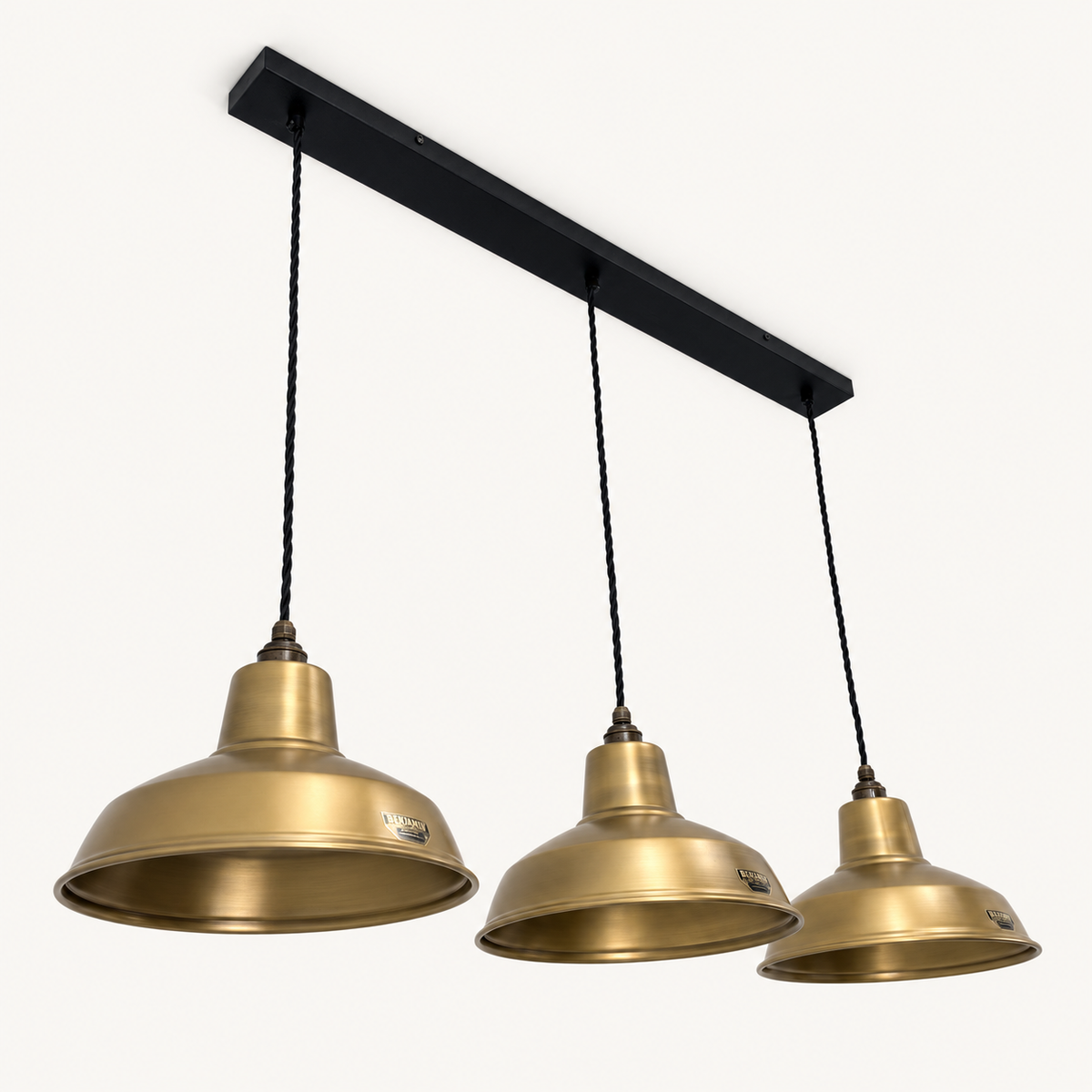 Brassvane antique brass 3 pendant track light additional view 8