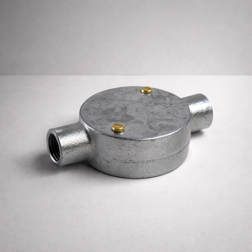 Brassvane galvanized inspection conduit box overall view