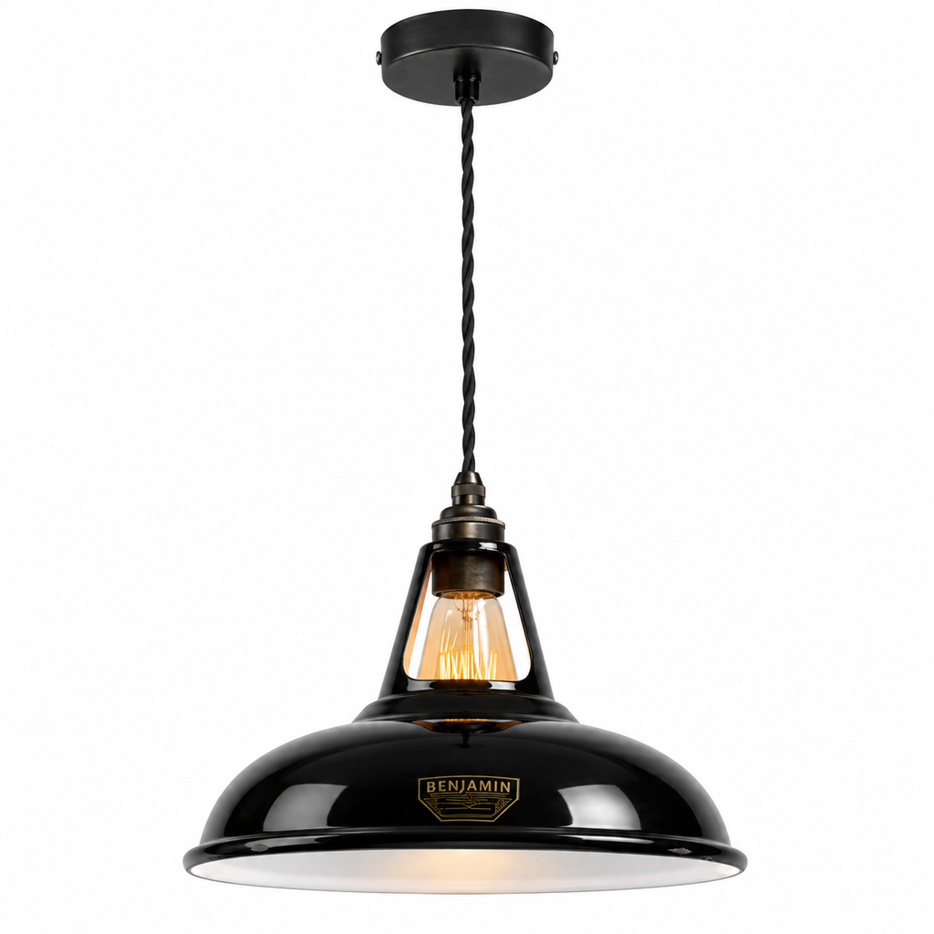 Brassvane midnight black pendant light additional view 4