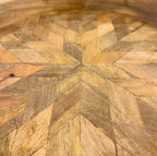 Brassvane round wooden serving tray additional view 9