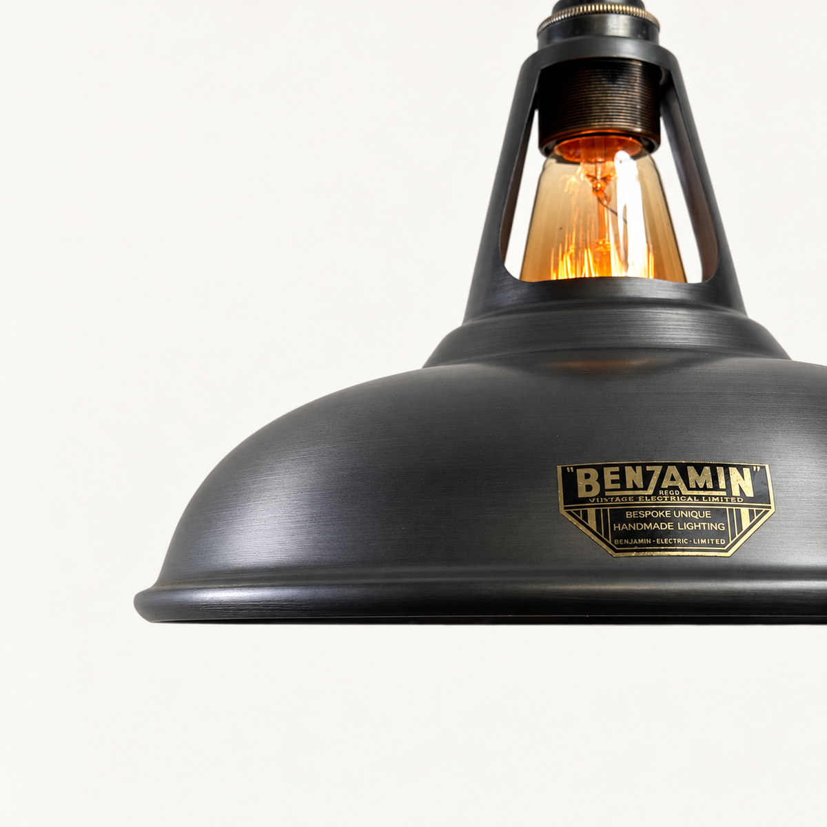 Brassvane pewter gray pendant light additional view 9