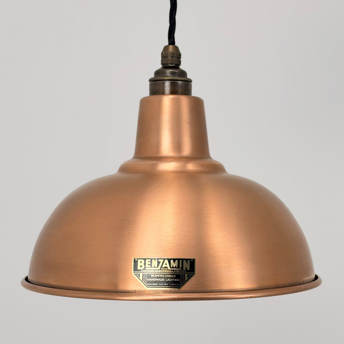 Brassvane antique brass dome pendant light additional view 3