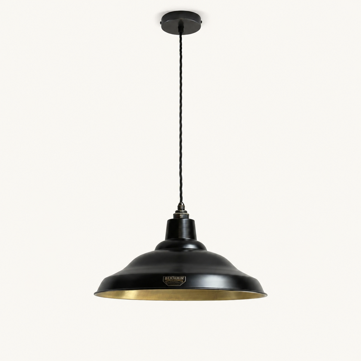 Brassvane antique brass pendant light additional view 3