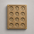 Brassvane 12 gang light switch additional view 4