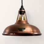 Brassvane antique copper pendant light additional view 5