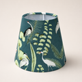 Brassvane blue and green lampshade overall view