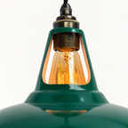 Brassvane racing green slotted pendant light additional view 6