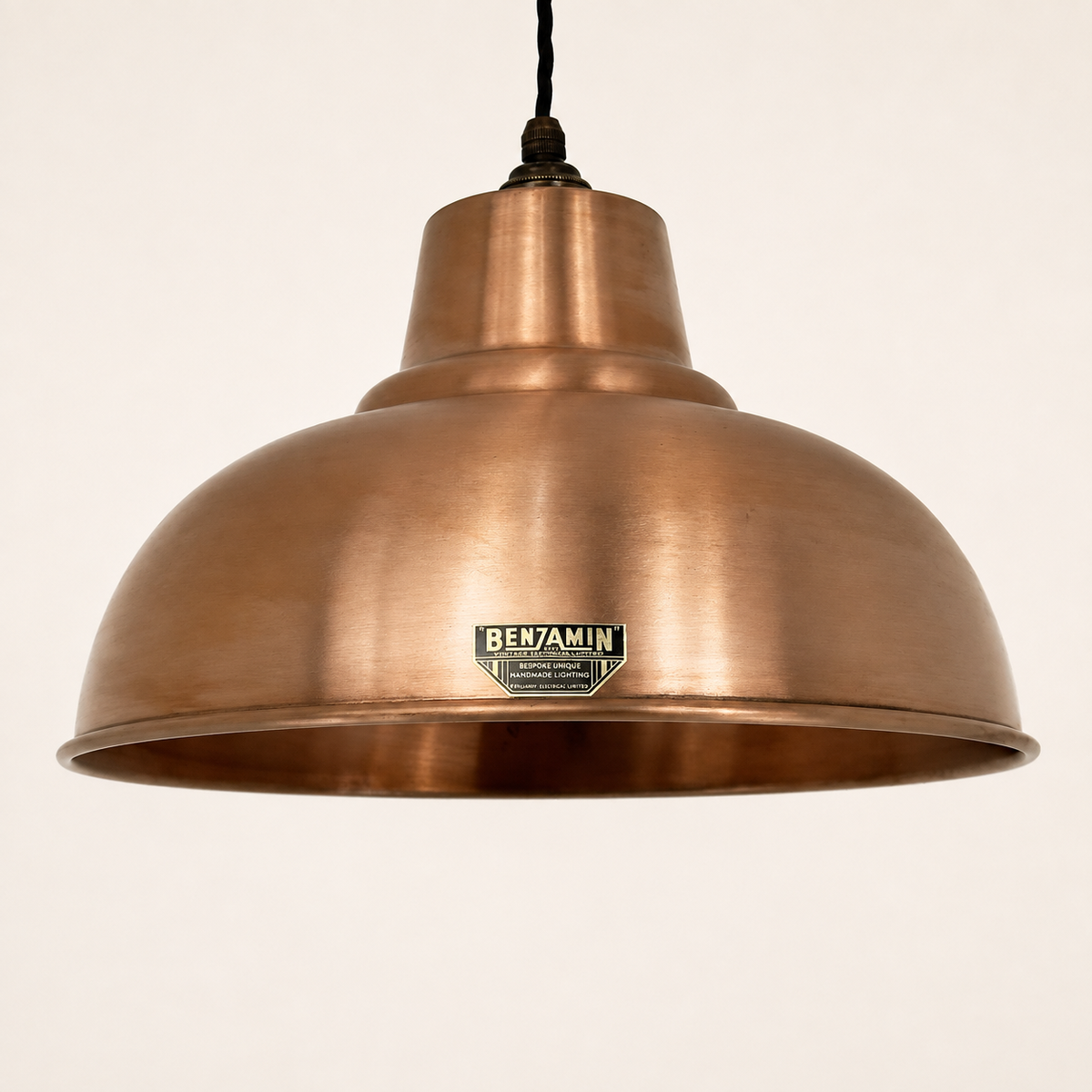 Brassvane copper pendant light overall view