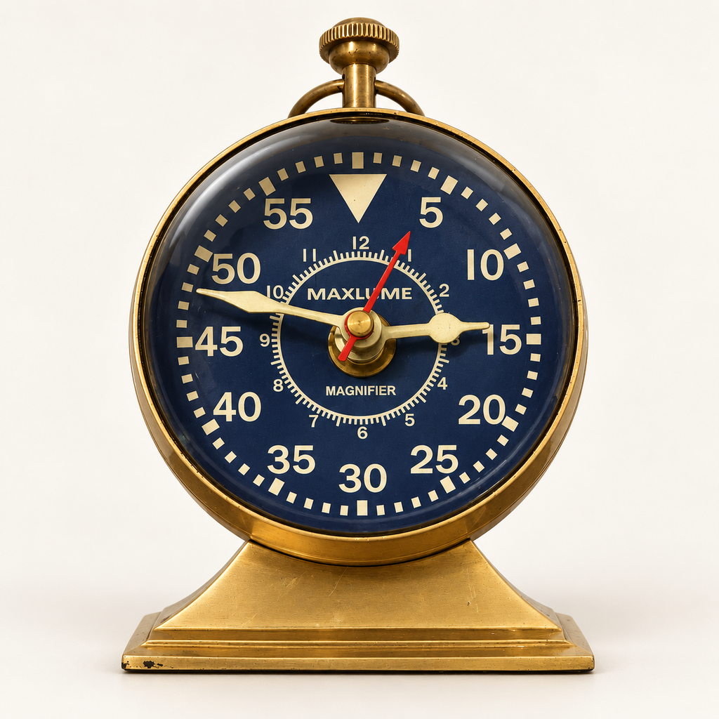 Brassvane ships table clock additional view 5
