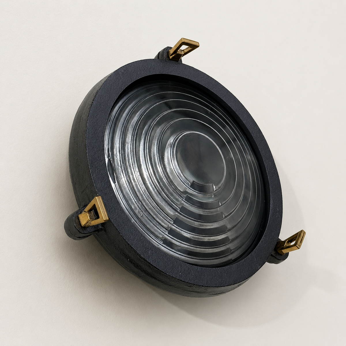 Brassvane round pewter bulkhead light additional view 6