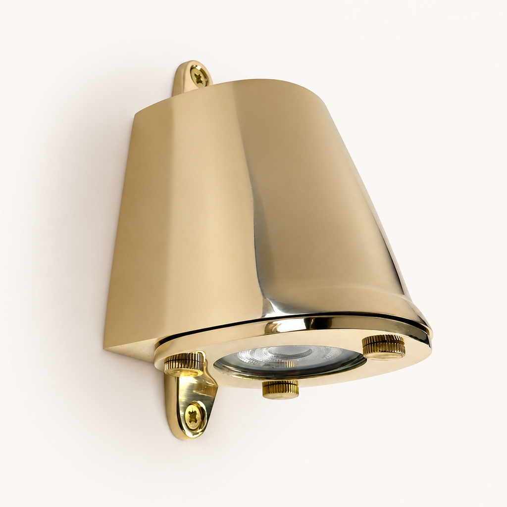 Brassvane solid brass outdoor wall light additional view 2