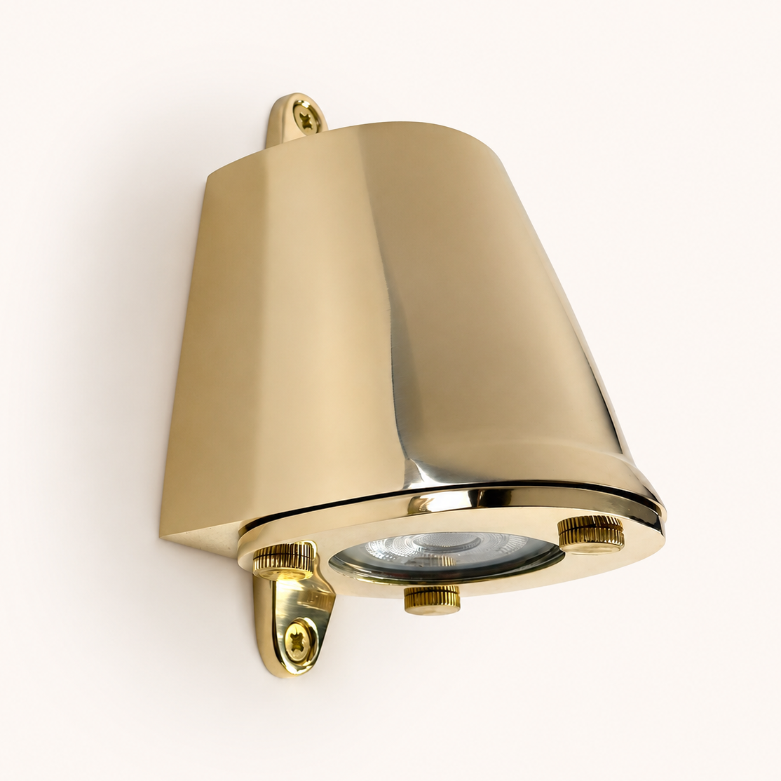 Brassvane solid brass outdoor wall light additional view 2