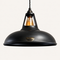 Brassvane pewter gray pendant light overall view