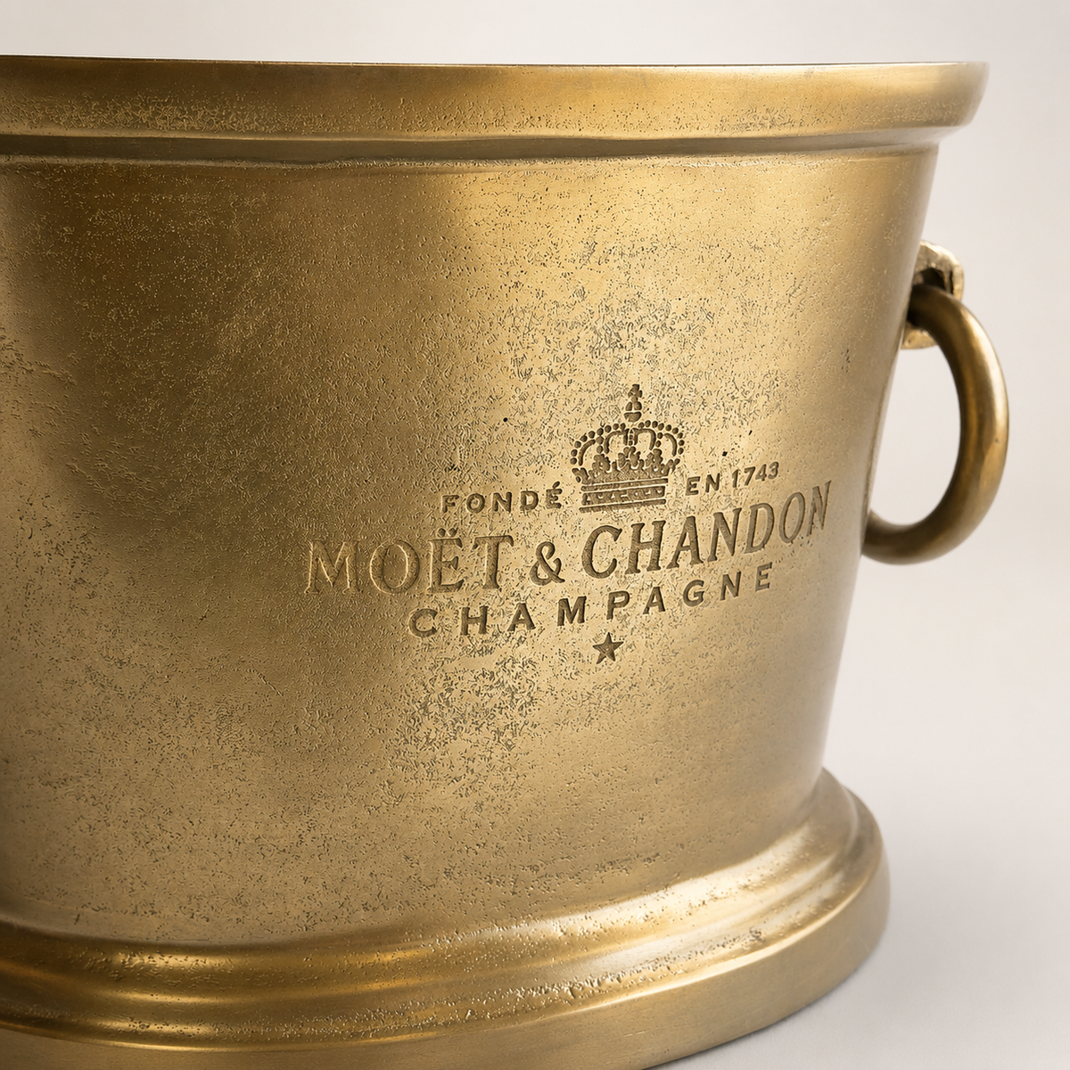 Brassvane champagne ice bucket additional view 2