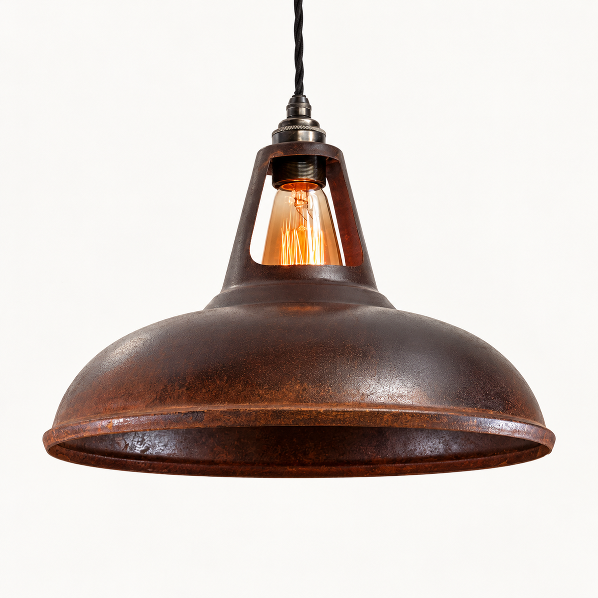 Brassvane rusted pendant light additional view 6