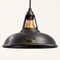 Brassvane pewter gray pendant light overall view