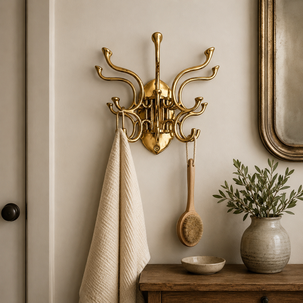 Brassvane swivel coat rack additional view 2