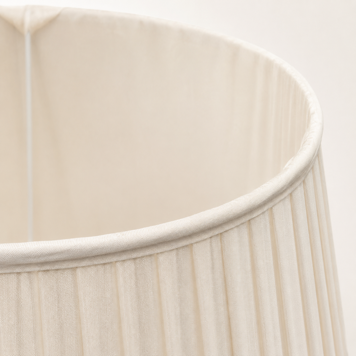 Brassvane ivory pleated lampshade additional view 5