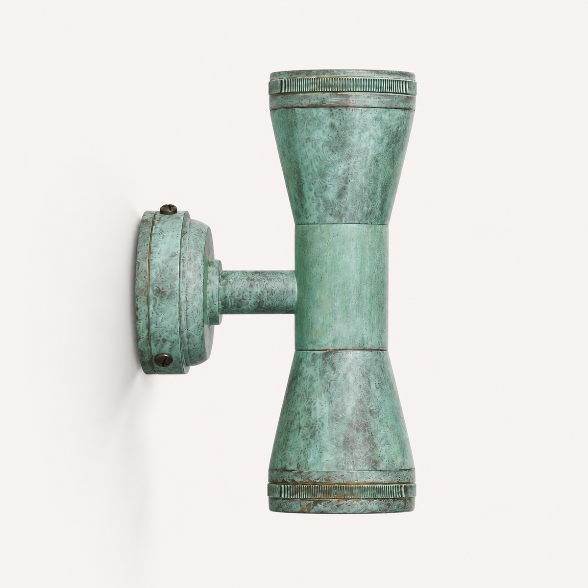 Brassvane verdigris brass outdoor wall light additional view 4