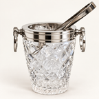 Brassvane hand cut glass ice cooler additional view 6