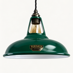 Brassvane racing green pendant light additional view 4