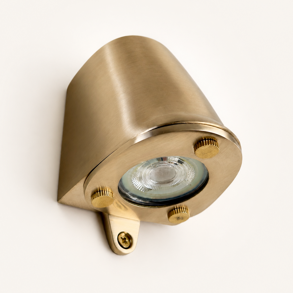 Brassvane outdoor brass wall light additional view 9