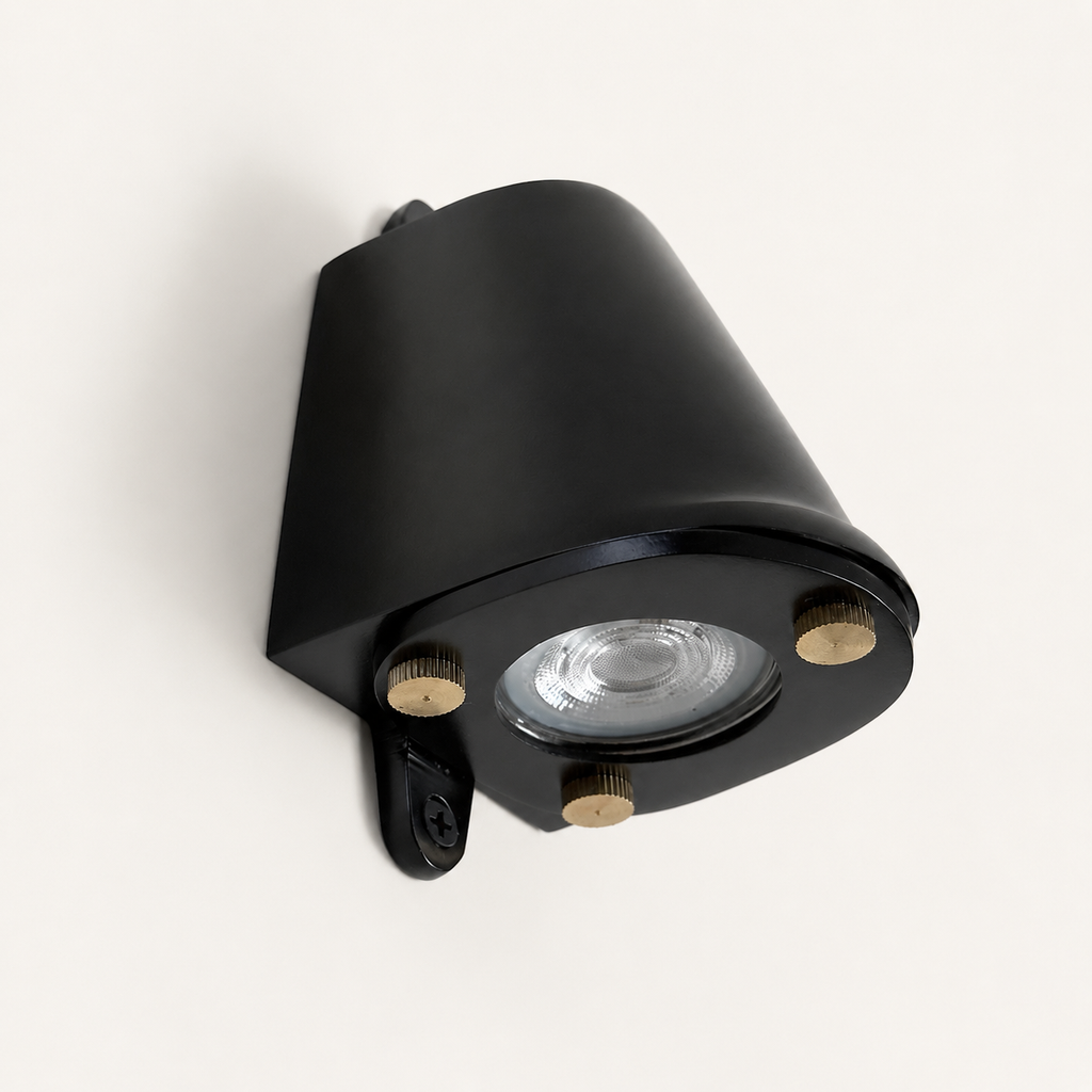 Brassvane matt black wall light additional view 7